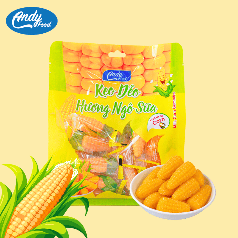 Kẹo Dẻo Ngô Sữa Andy 450g