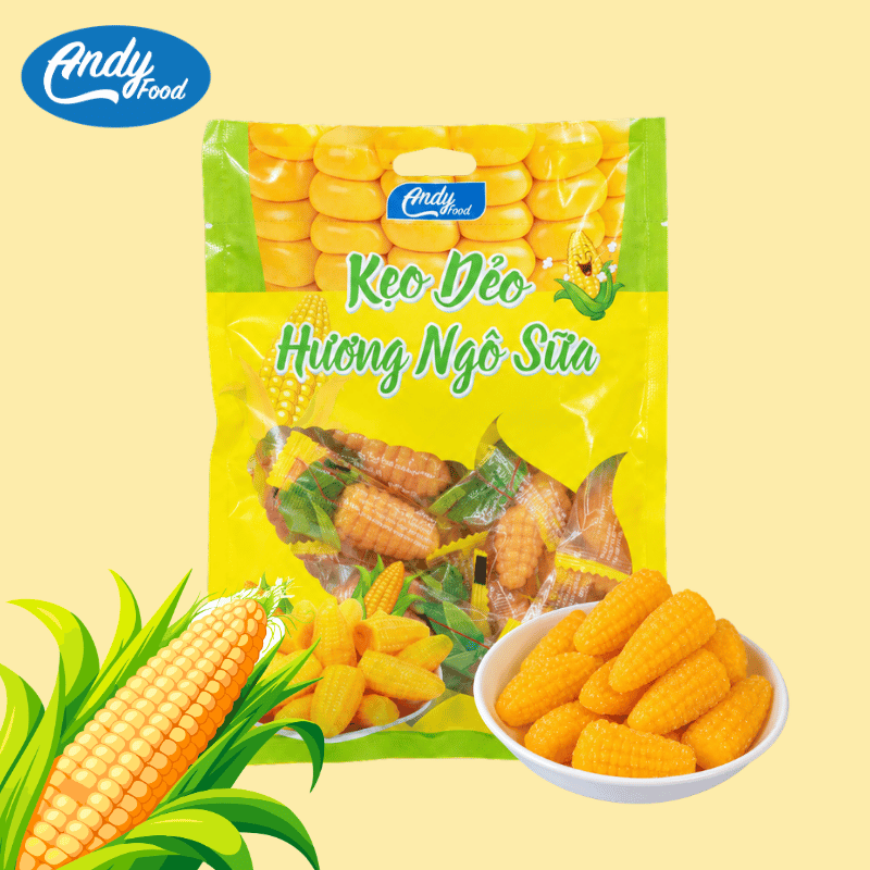 Kẹo Dẻo Ngô Sữa Andy 900g